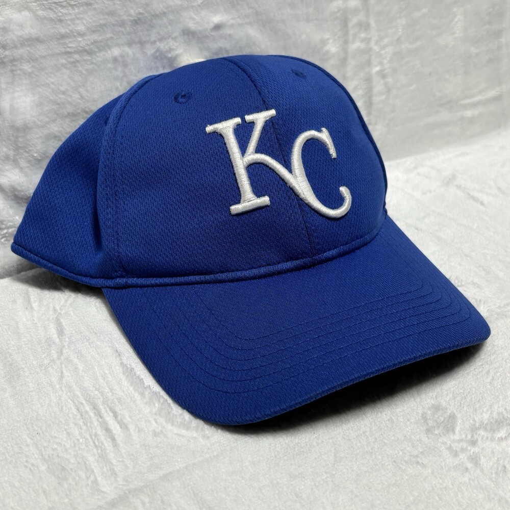KC Royals Adjustable Hat Cap Blue Team MLB OC Sports OSFM Strap